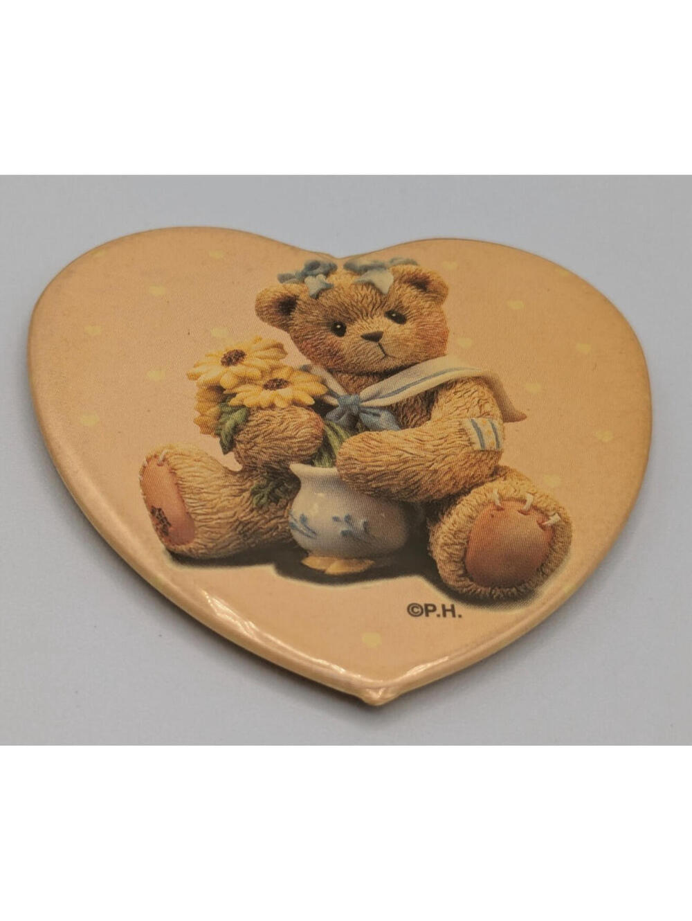 Cherished Teddies Heart Magnet 1990's